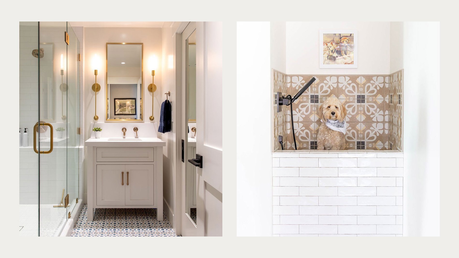 Robern styled bathroom