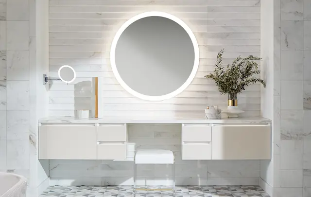 Install Robern Vitality Lighted Mirror