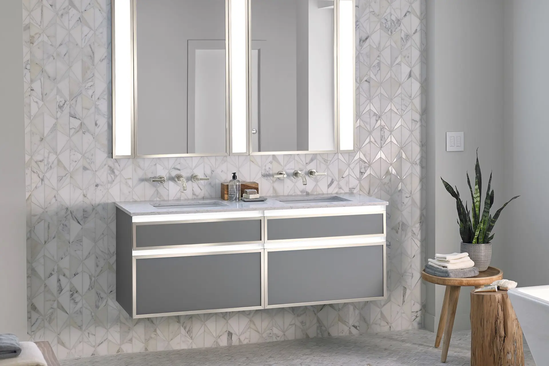 Make A Statement In Polished Nickel