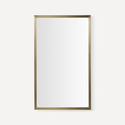 Thin Framed 24 X 40 Metal Mirror