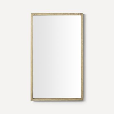 Thin Framed 24%22 X 40%22 Wood Mirror